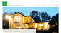 Desktop Screenshot of hbi-fenster.de